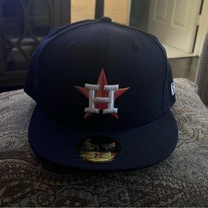 NWT New Era 59Fifty Houston Astro’s fitted baseball cap size 7 1/4 (57.7cm)